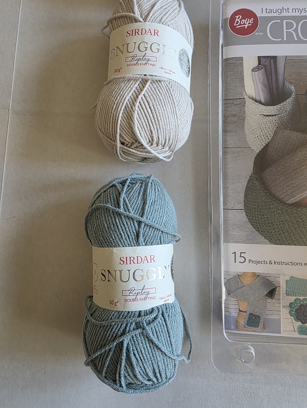 Boye “I Taught Myself to Crochet” Starter Kit NWT + Mixed Yarn Bundle Lot DIY - Picture 4 of 9